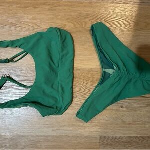 Green Women's Swimwear Set